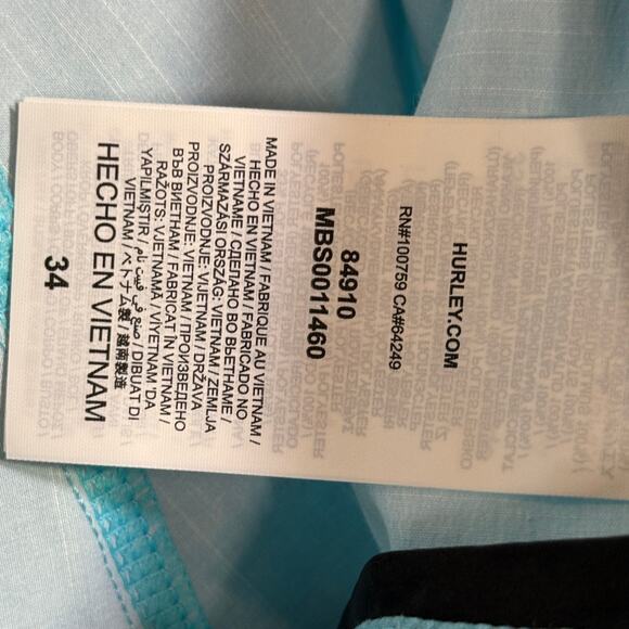 Hurley Phantom Naturals Weekender 20" Boardshorts Tahitian Teal 34 $60 - Picture 8 of 10